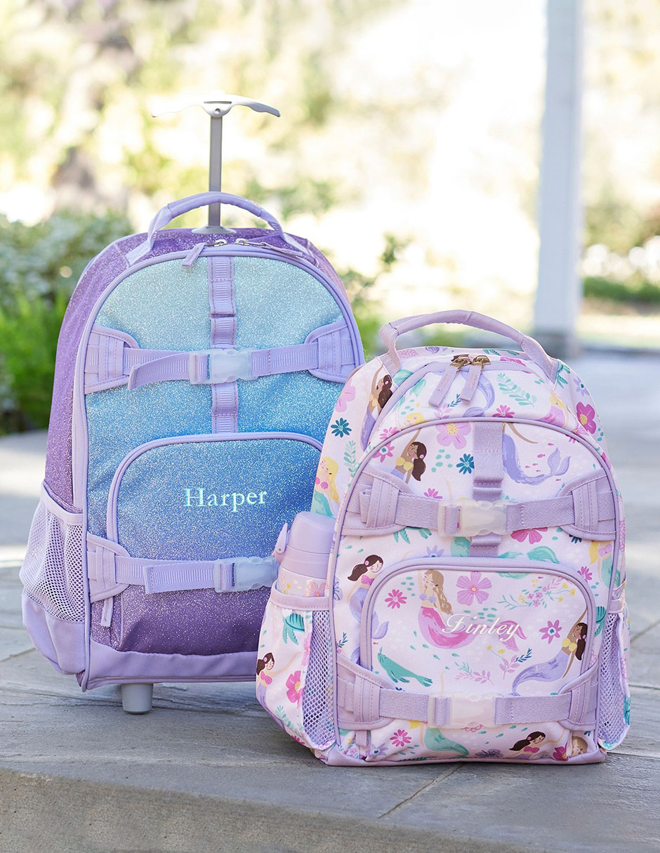 Mochila escolar Mackenzie Lavender impermeable para niña 2