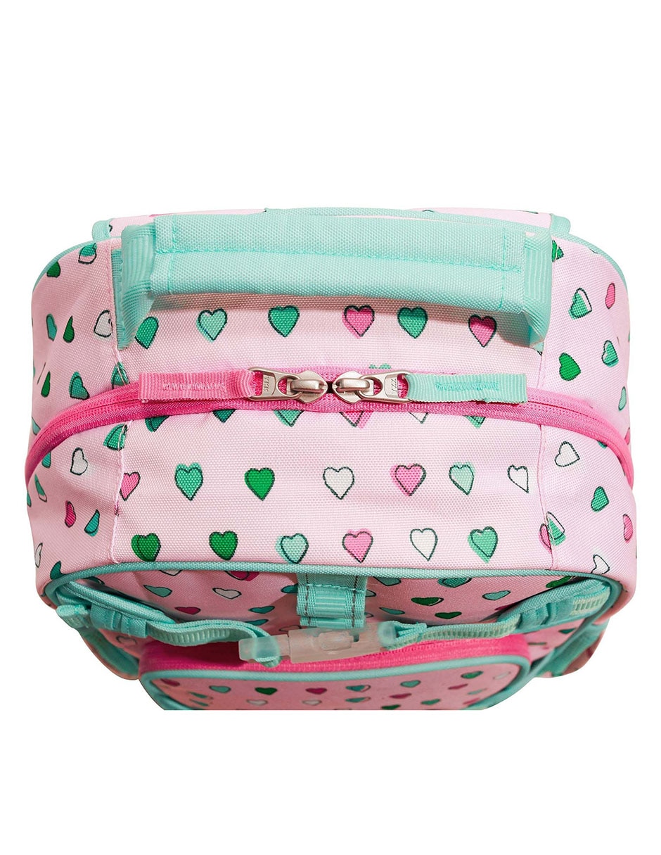 Mochila escolar Mackenzie Roller Rabbit Multi Heart para niña 4