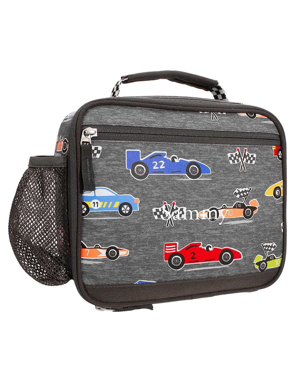 Lonchera térmica Mackenzie Race Cars Glow-in-the-Dark 1
