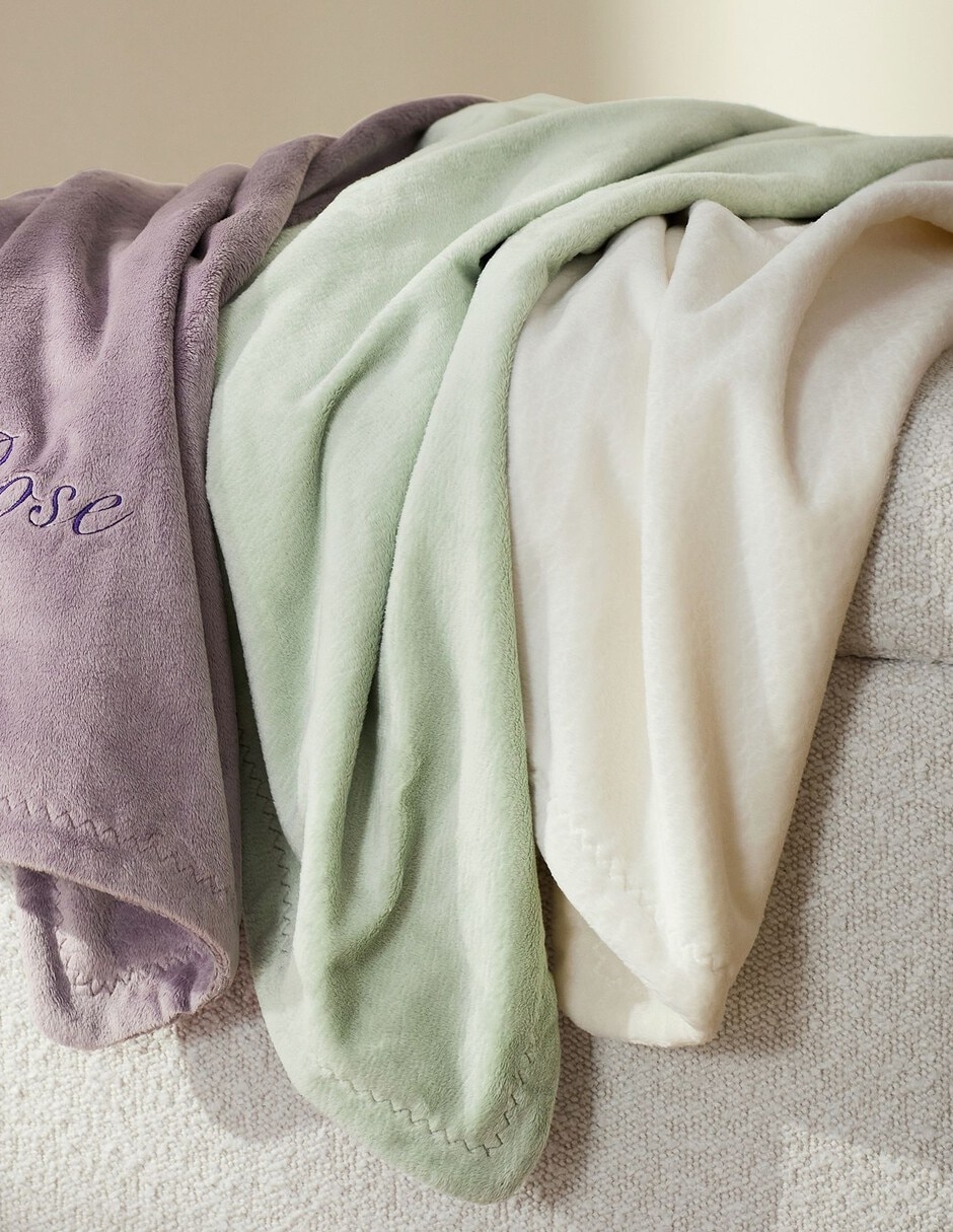 Cobija de tejido suave Chamois Baby Blank para bebé 4