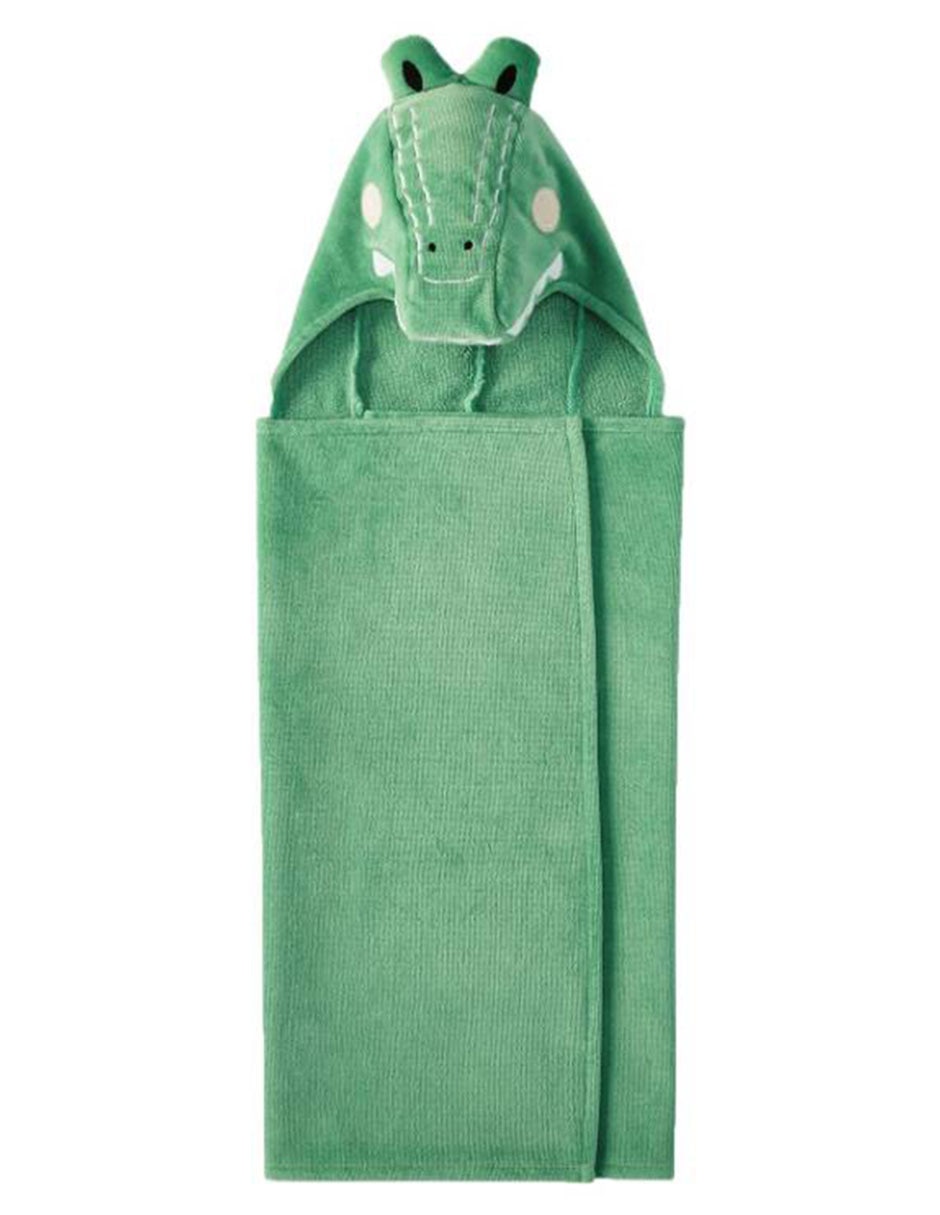 Toalla para baño Crocodile de algodón infantil Toalla para baño Crocodile de algodón infantil