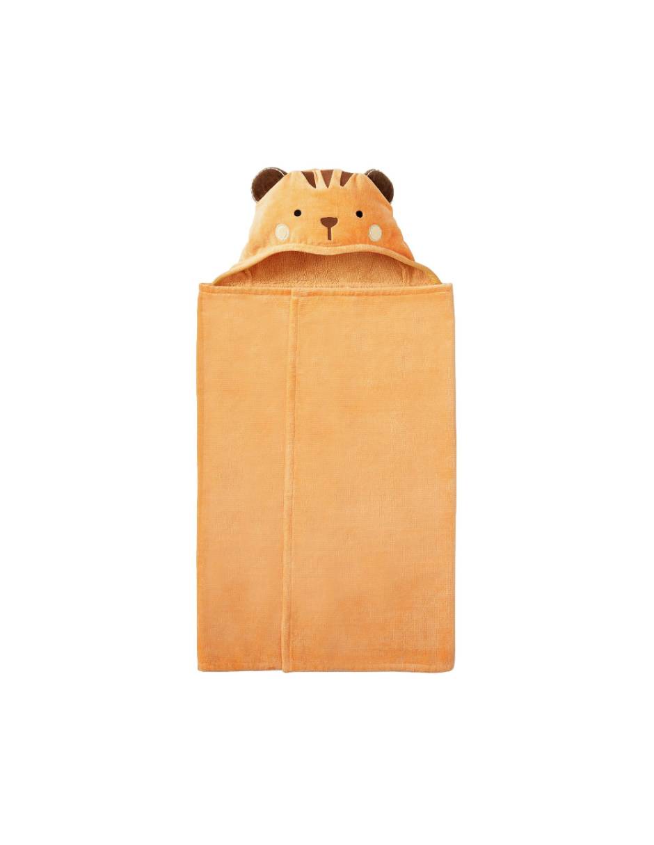 Toalla con gorro Tigger de algodón infantil Toalla con gorro Tigger de algodón infantil