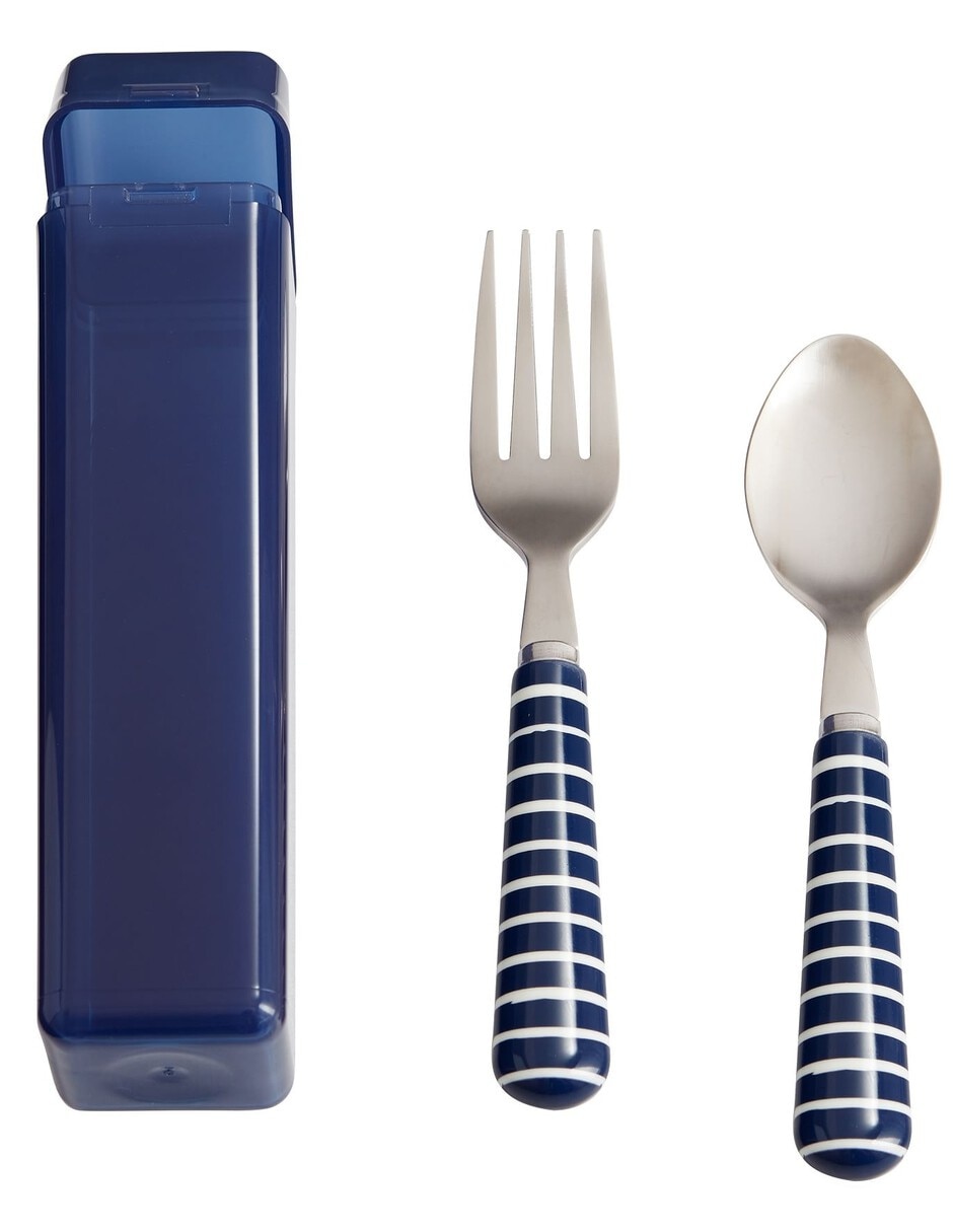 Set cubiertos Utensil Carrying de acero inoxidable 3 piezas
