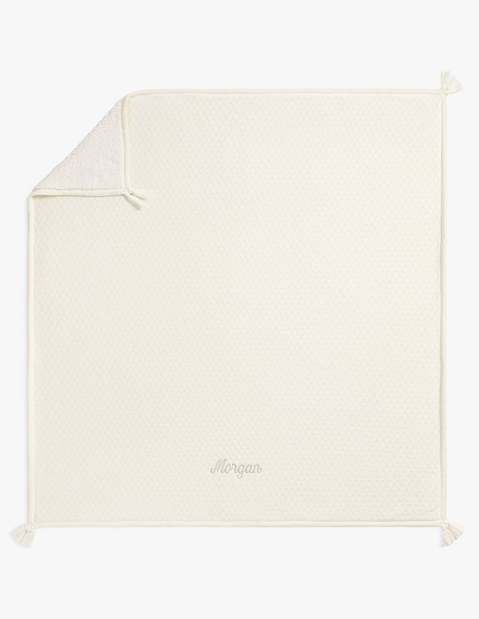 COBIJA OVERSIZED LUXE, 120 CM, BEIGE