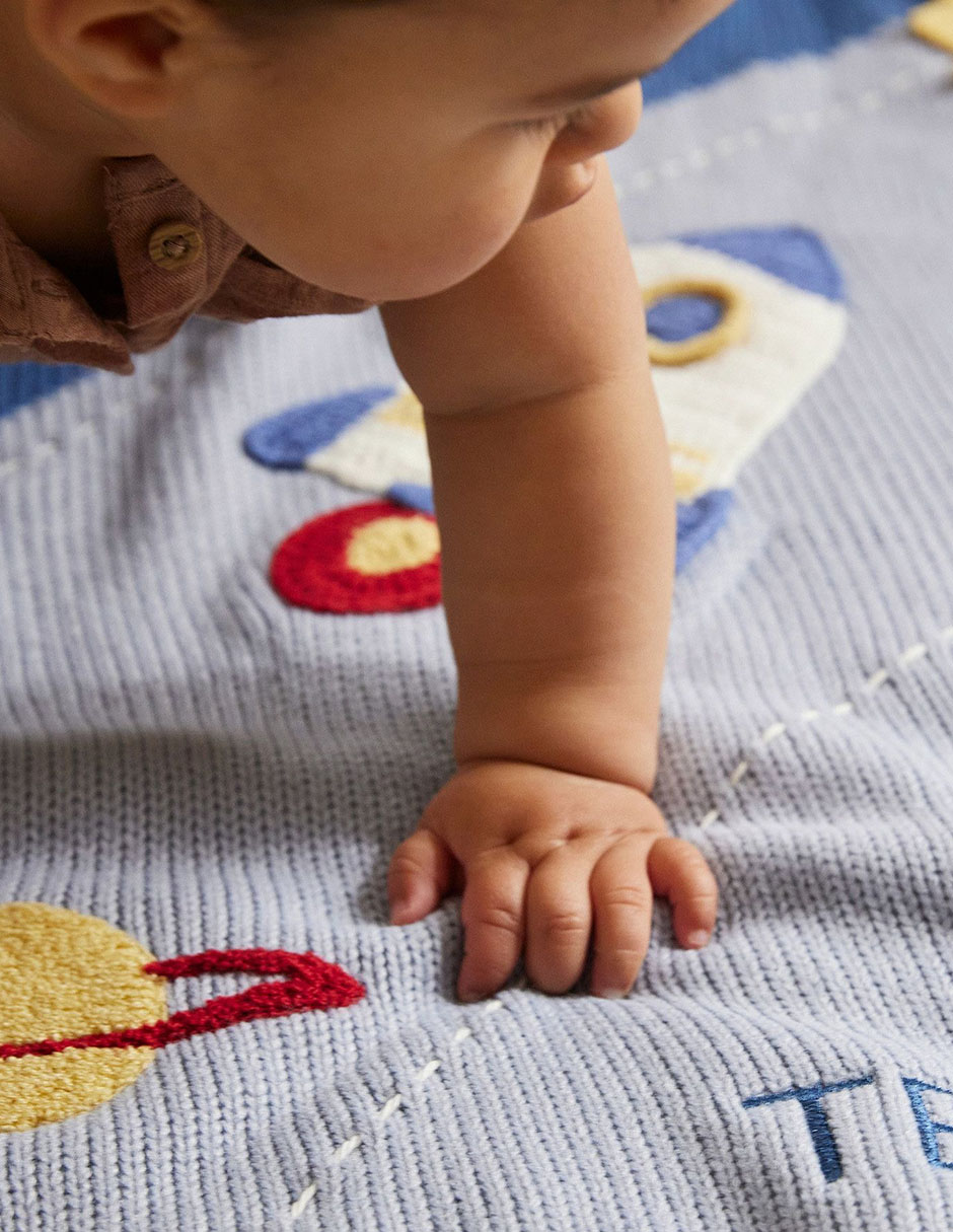 Cobija de tejido plano Heirloom para niño 4