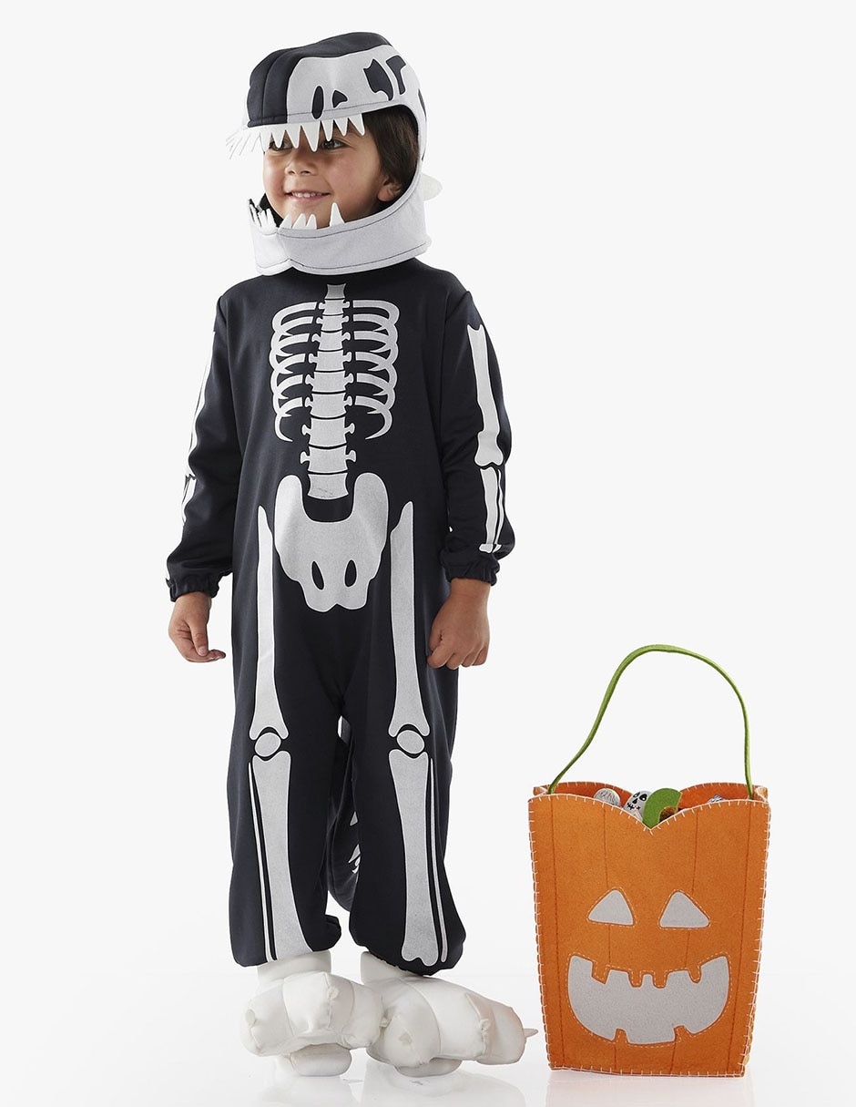 Disfraz de Halloween Skeleton de dinosaurio para niño 1