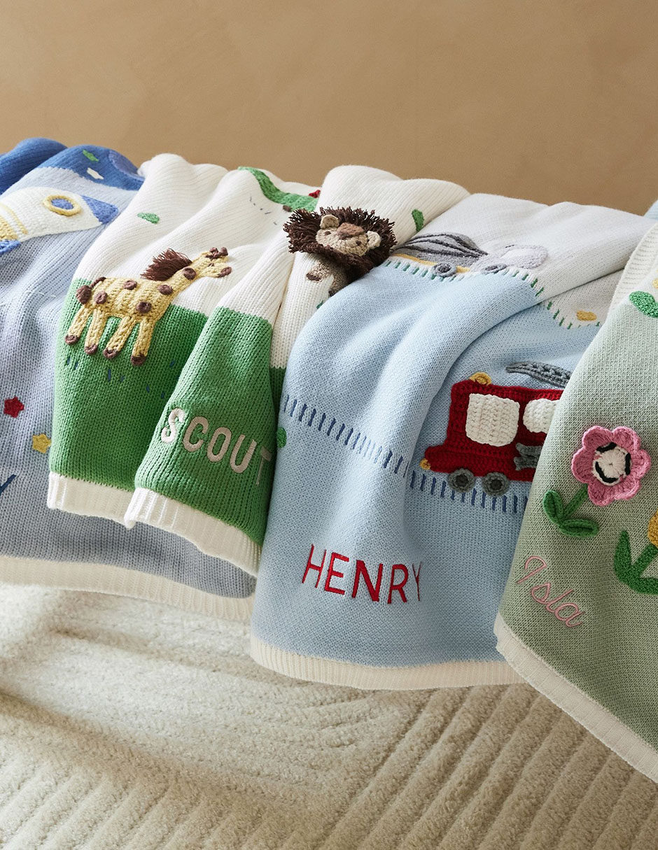 Cobija de tejido plano Heirloom para niña 6