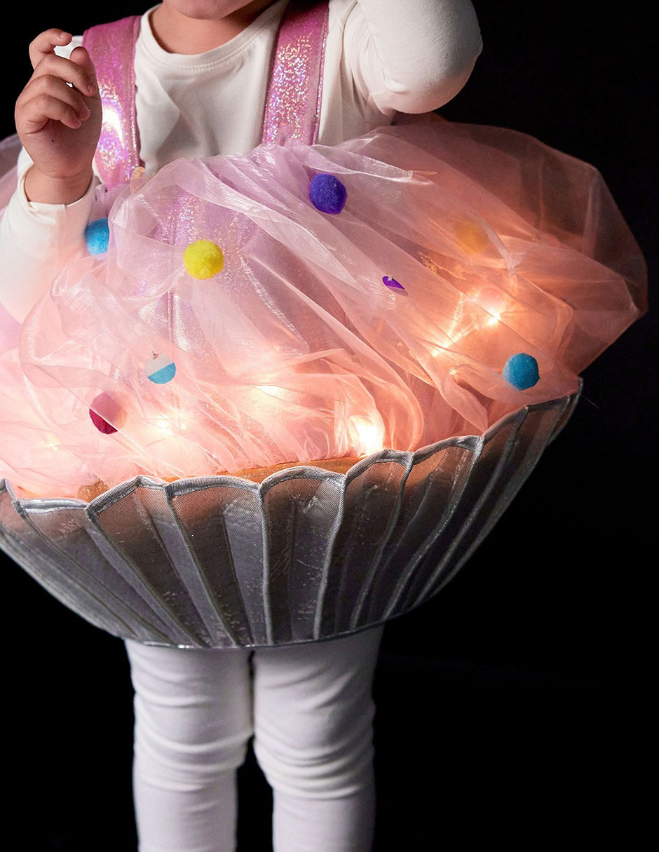 Disfraz de cupcake para niña