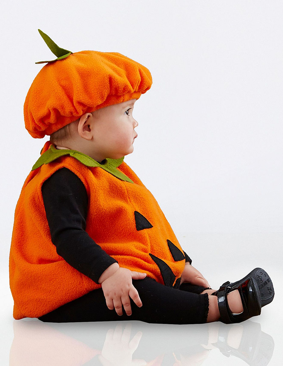 Disfraz de halloween de calabaza para infantil unisex