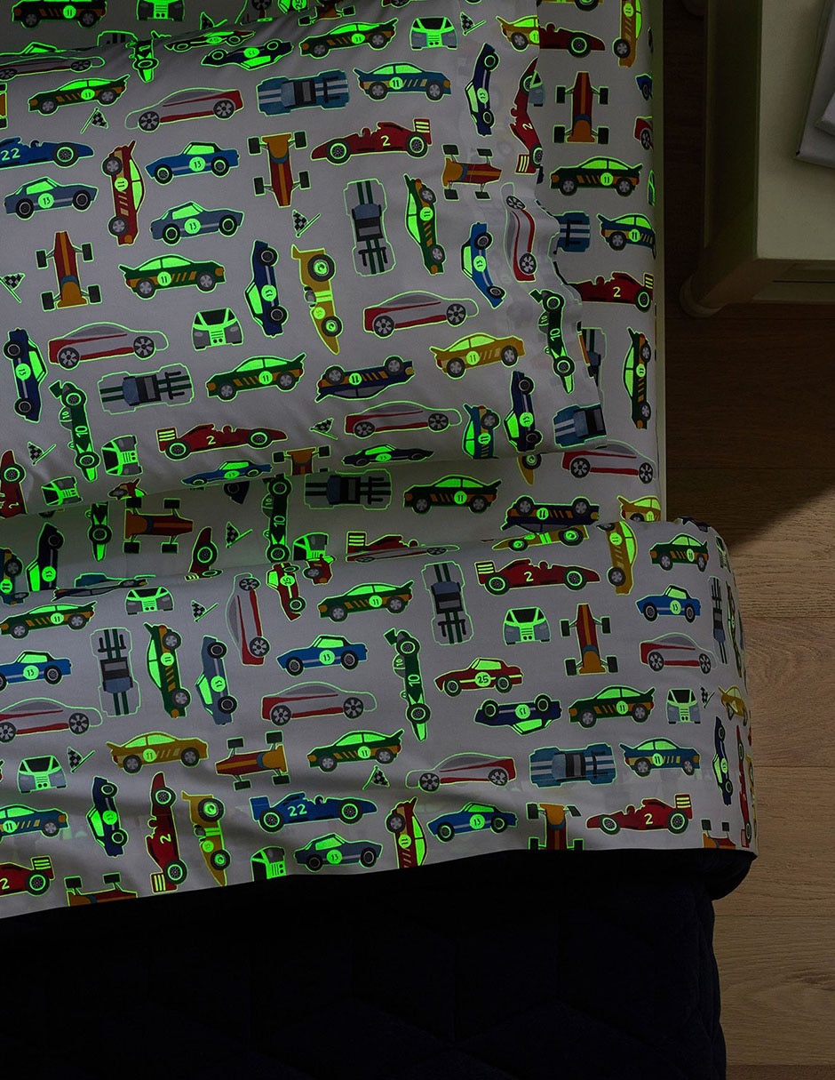 Juego de sábanas de algodón Remy Race Car 2