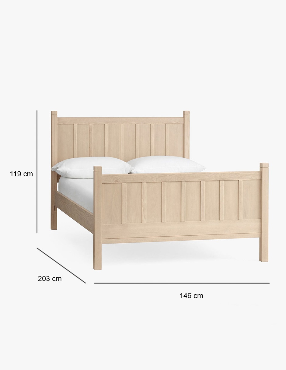 Cama Camp de madera matrimonial 4