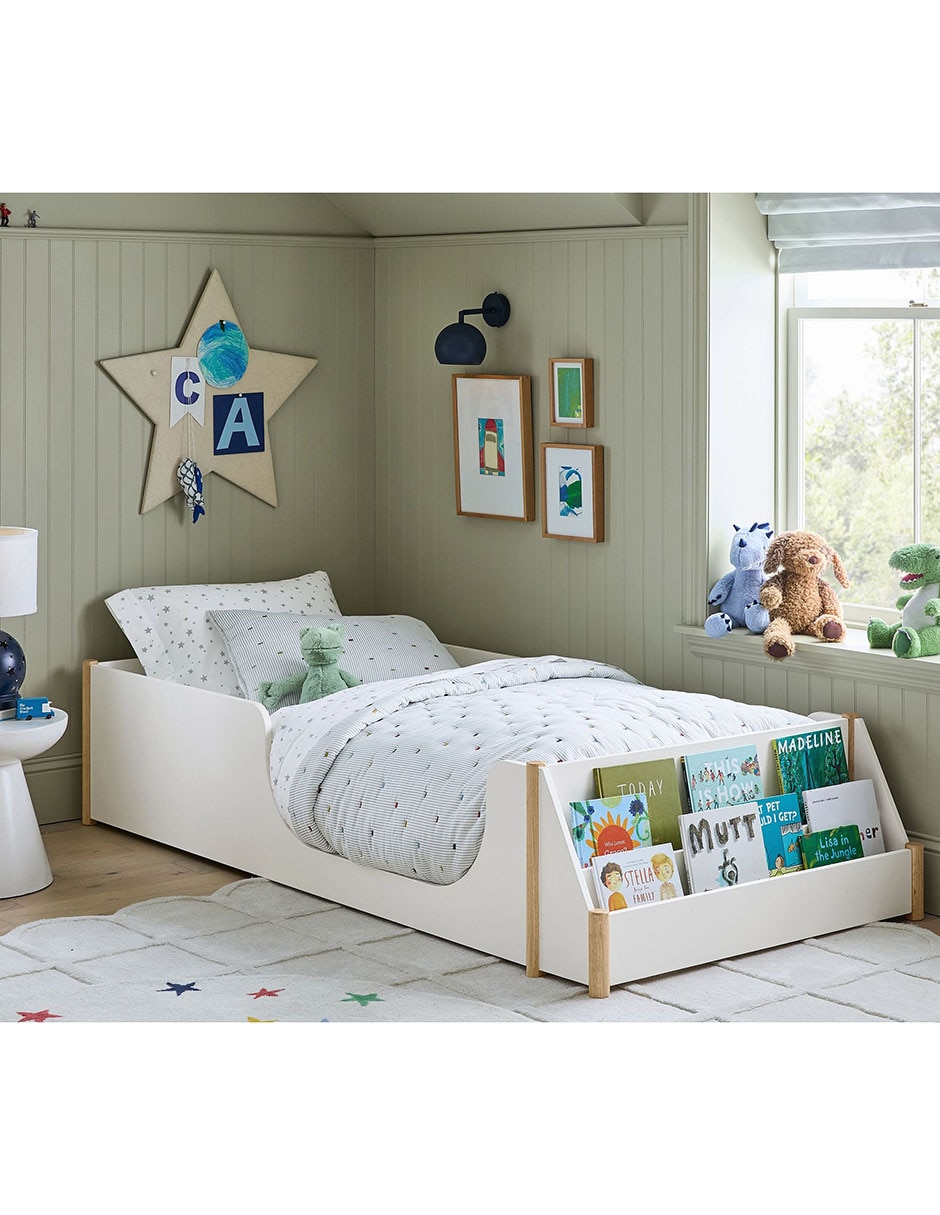 Cama Avery de madera individual Cama Avery de madera individual