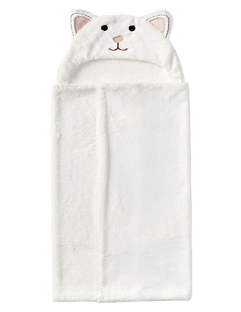 Toalla con gorro Nursery Fur de algodón infantil