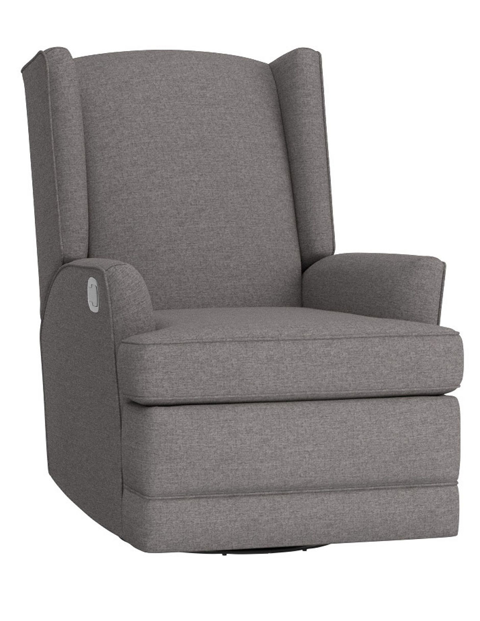 Mecedora Modern Wingback de madera