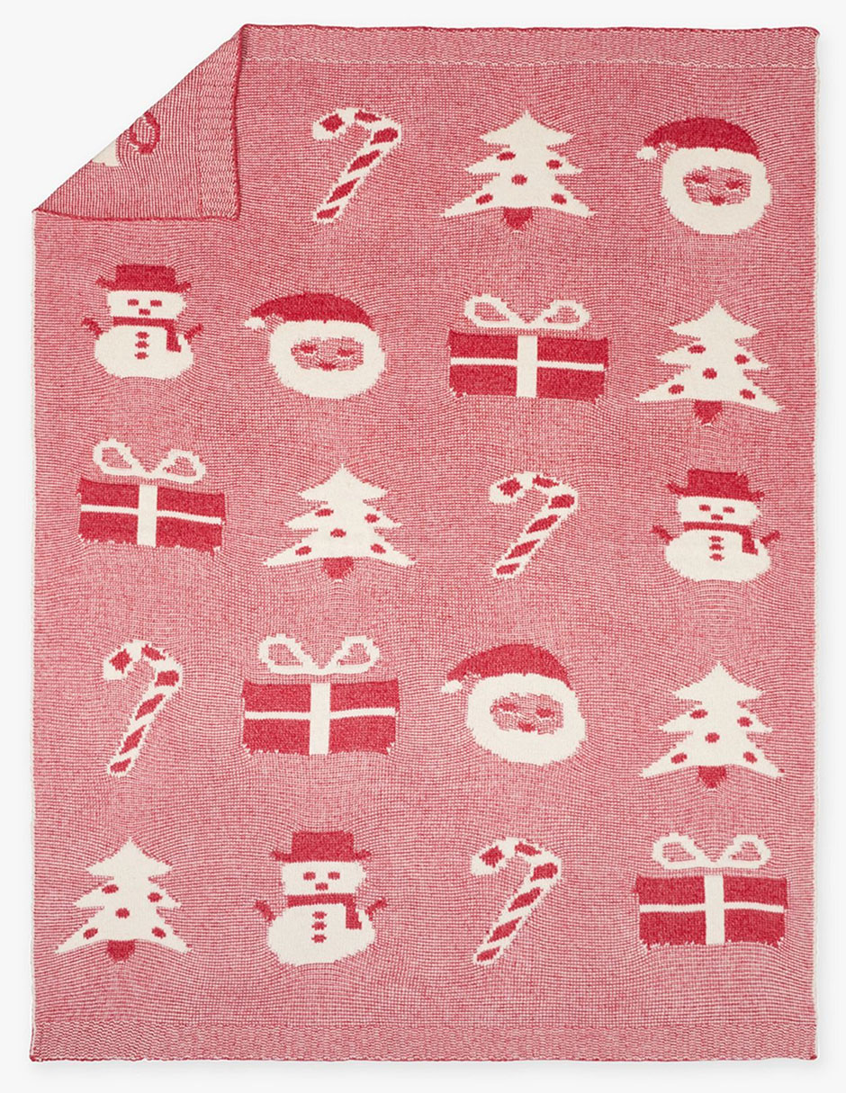 Cobija de tejido punto Merry & Bright unisex Cobija de tejido punto Merry & Bright unisex