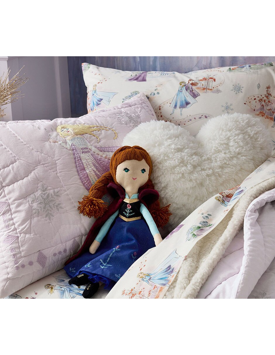 Juego de sábanas navideñas de algodón Frozen 2 2