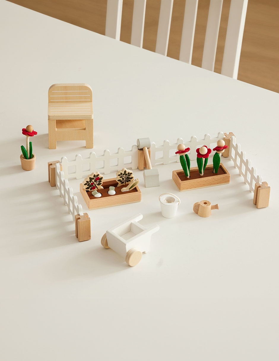 Accesorio de casa para muñeco Dollhouse Garden