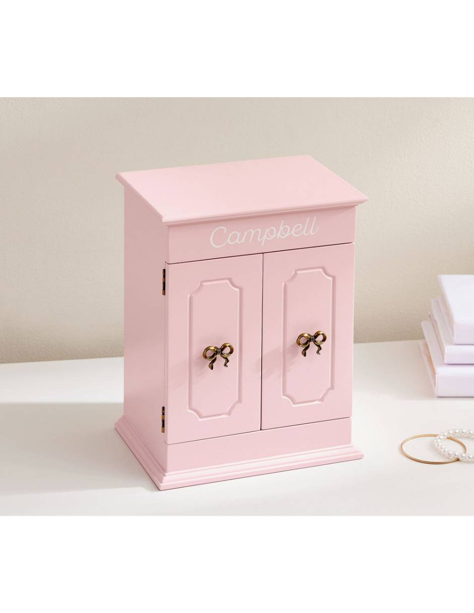 Joyero Love Shack Fancy con espejo y cerradura 3