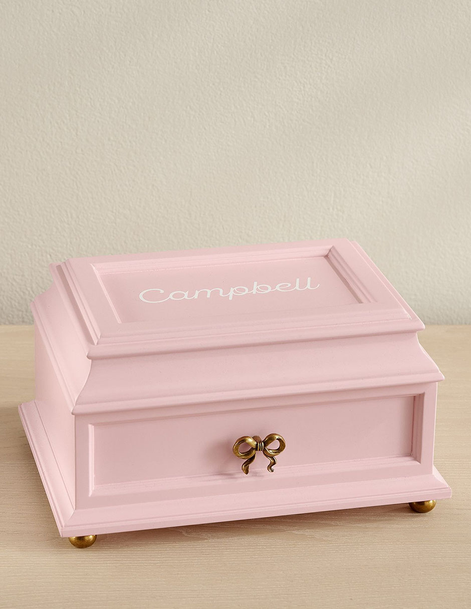 Joyero Love Shack Fancy con espejo y cerradura