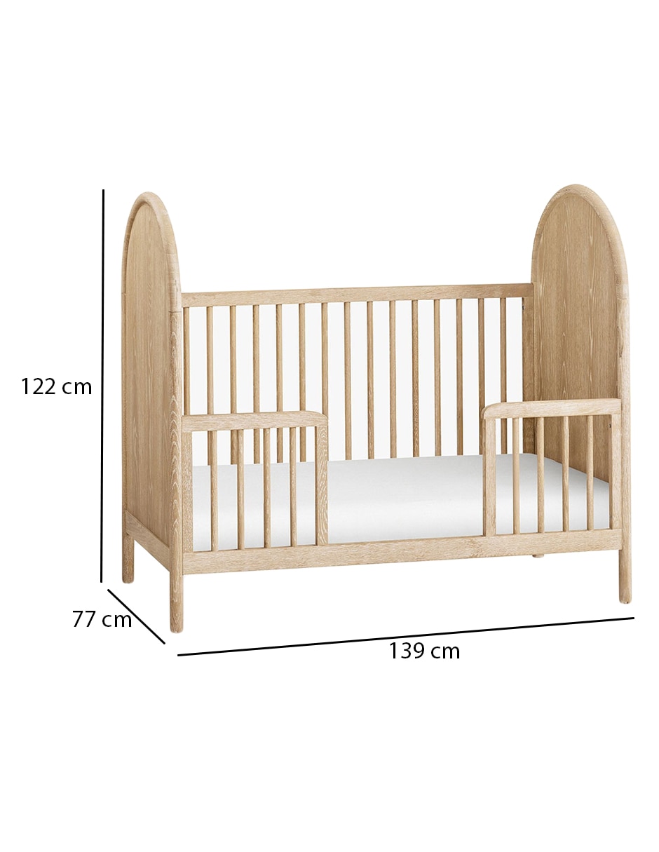 Kit de cuna con barandal Vivienne 5