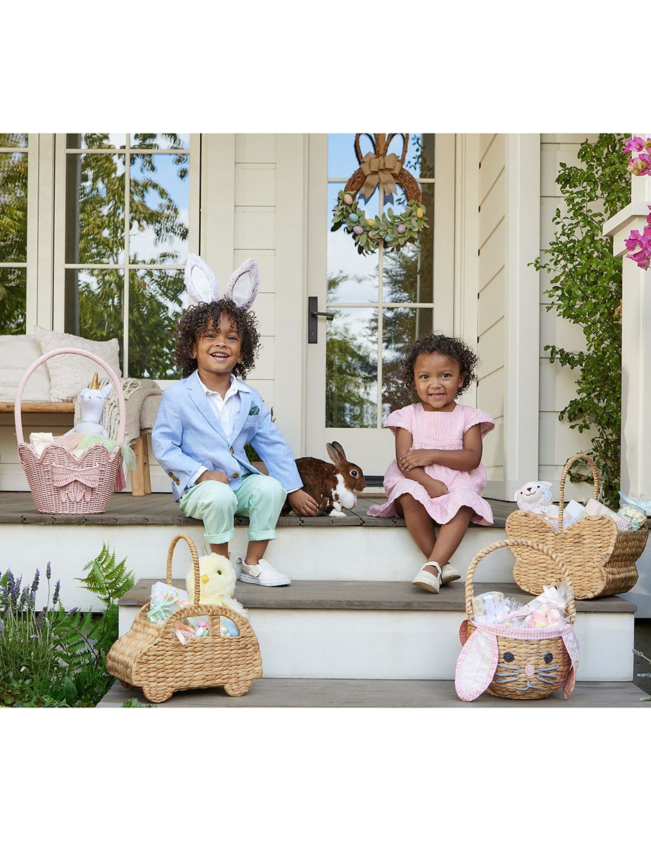 Canasta con forma de carrito Easter