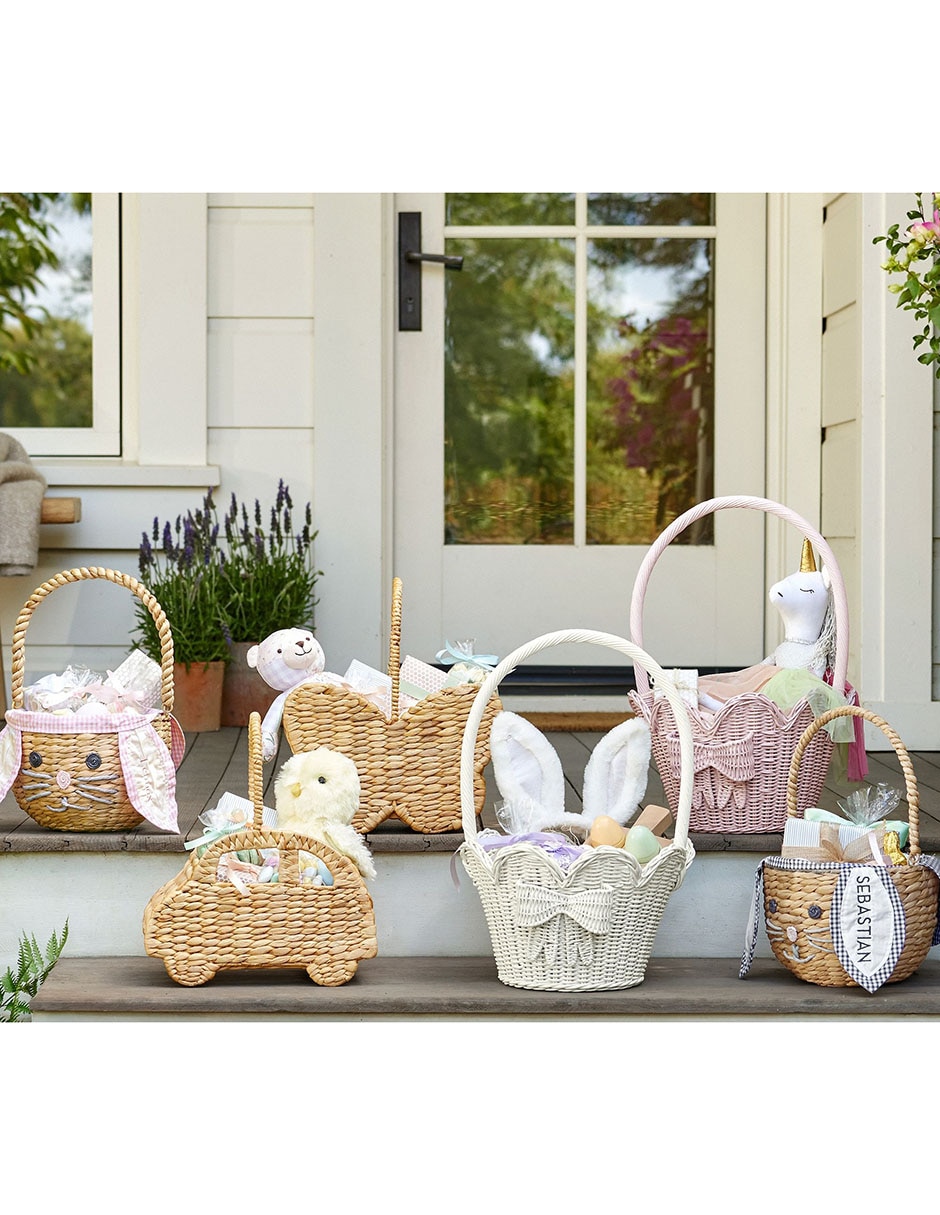 Canasta con forma de carrito Easter
