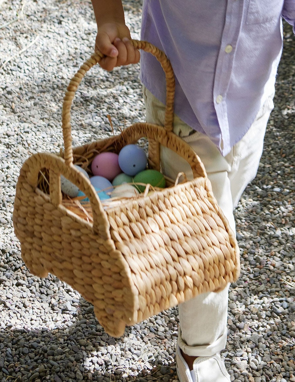 Canasta con forma de carrito Easter 5