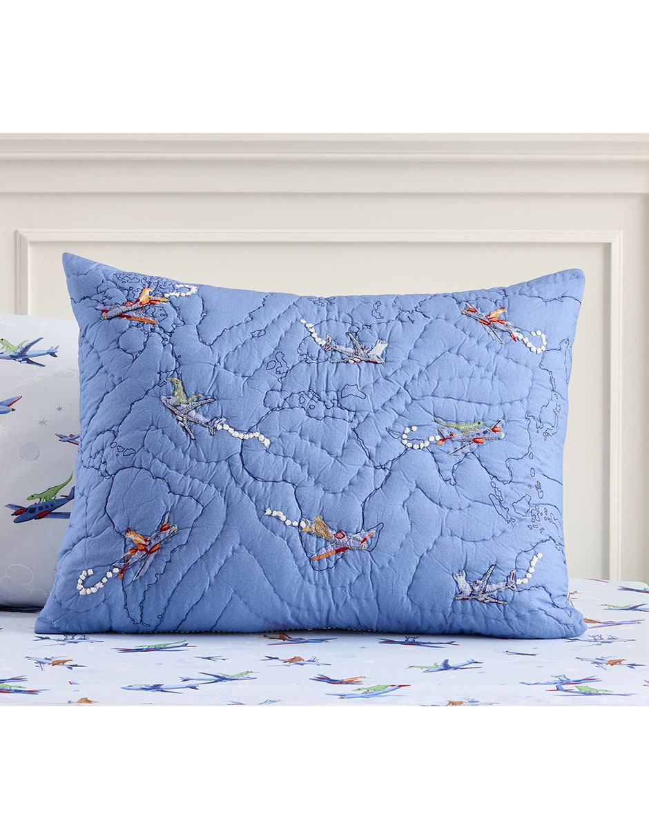 Funda para almohada Airplane Map Funda para almohada Airplane Map