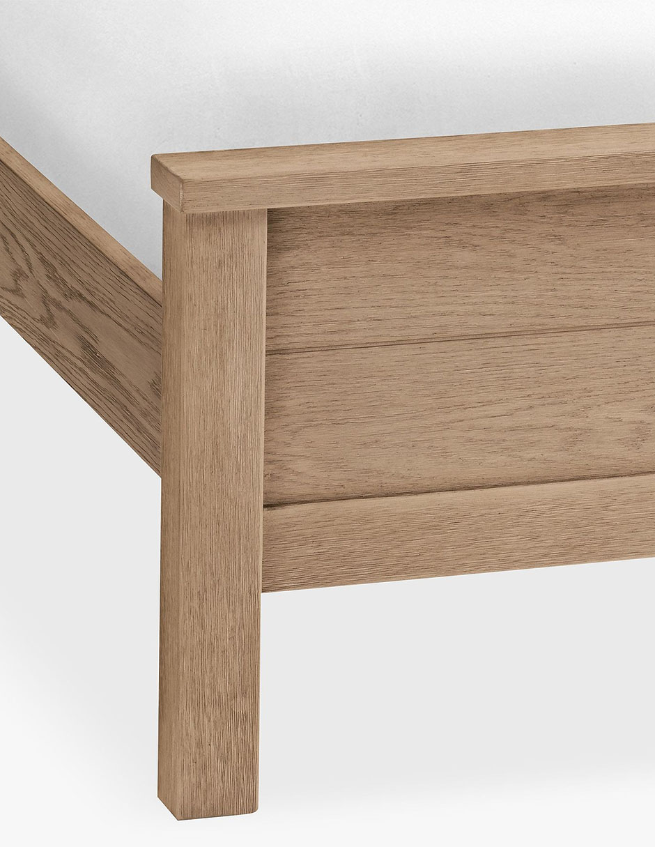 Cama Charlie Seadrift de madera individual 4