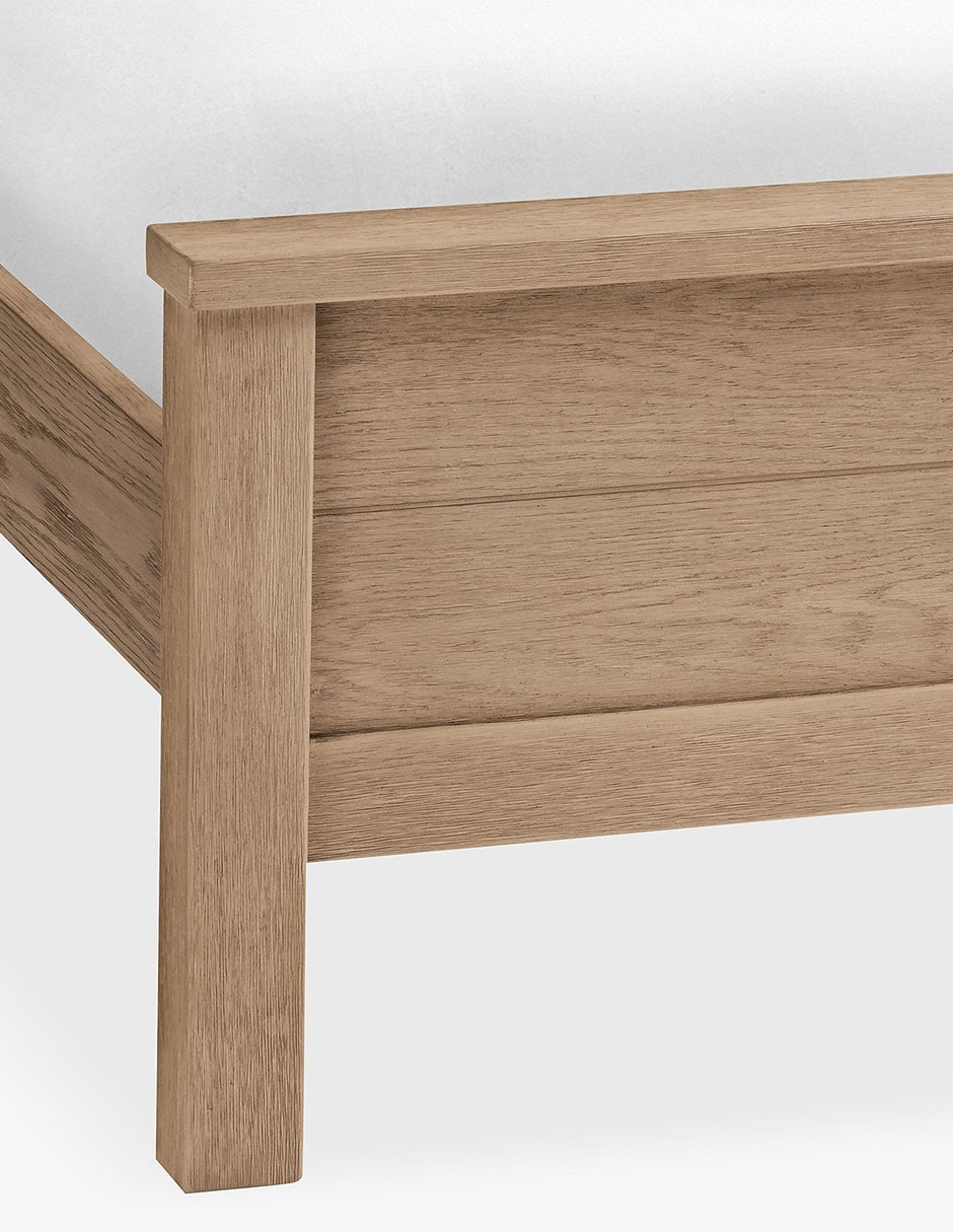 Cama Charlie Seadrift de madera matrimonial 4