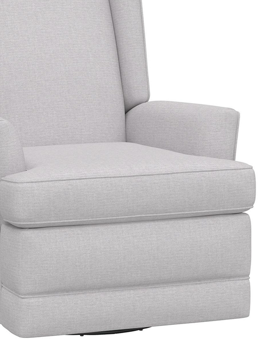 Mecedora Modern Wingback de madera 4