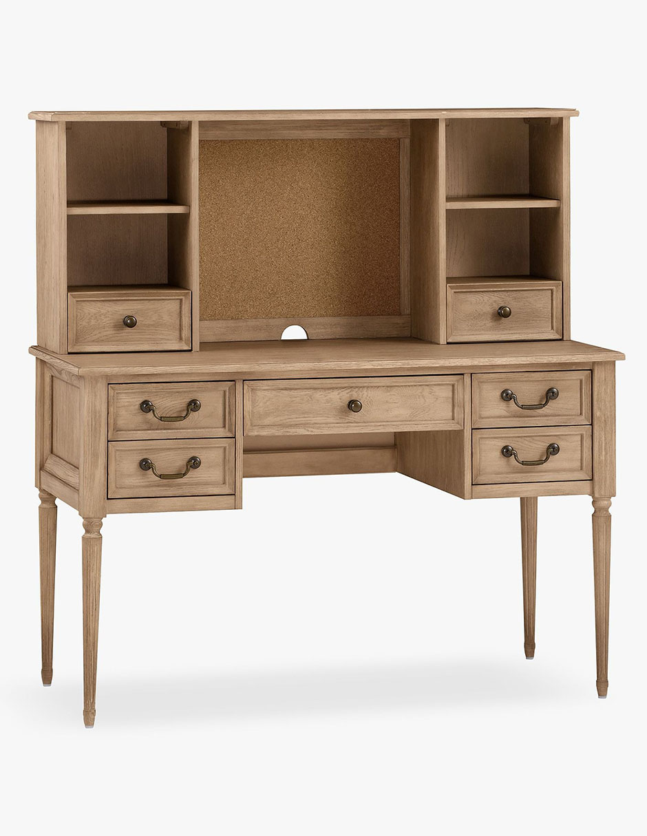 Escritorio con organizador Blythe Storage de madera 4