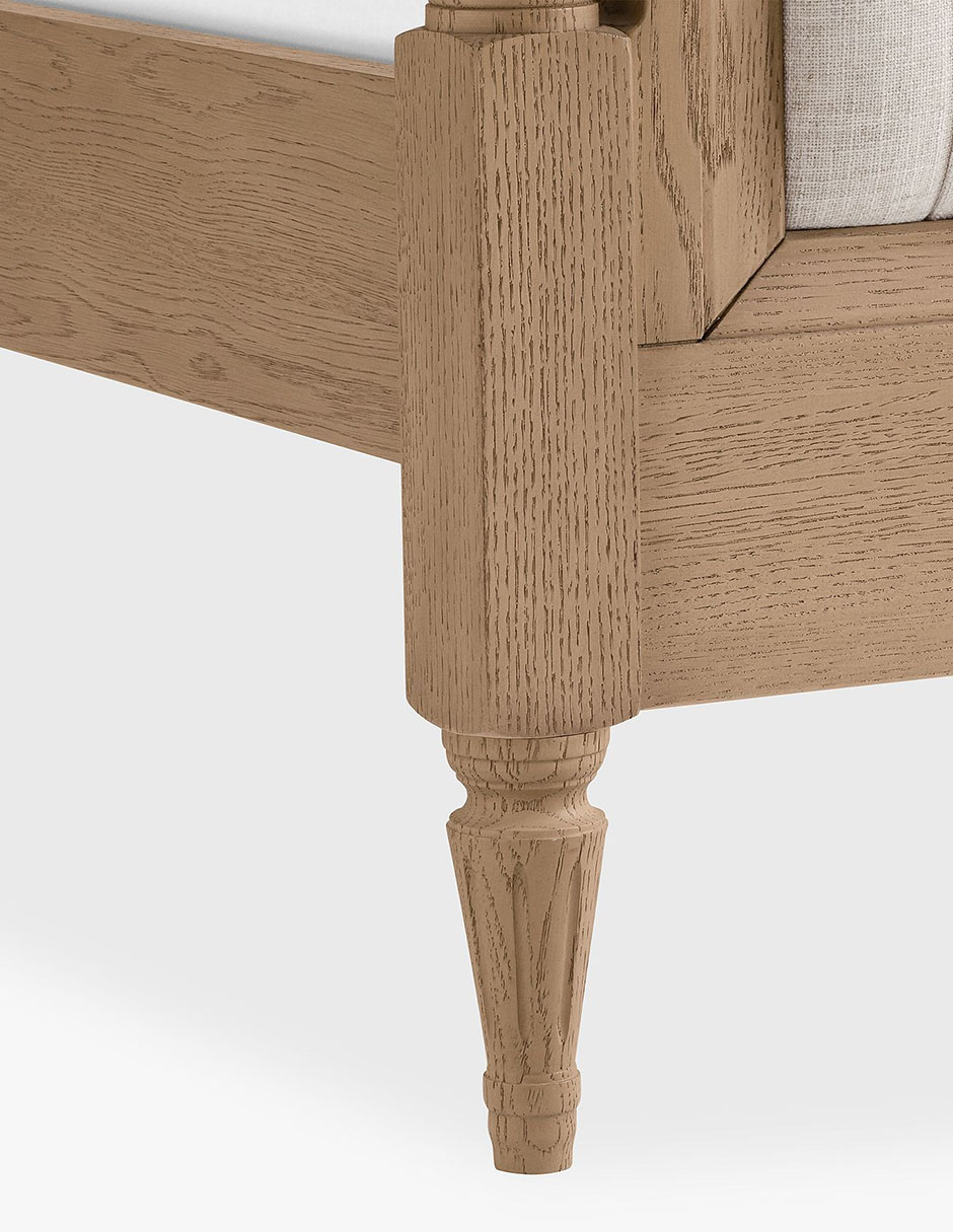 Cama Blythe de madera matrimonial 5