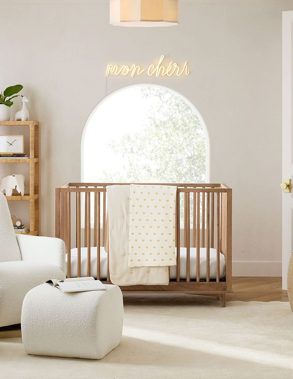Cobija de tejido plano Modern Cozy para bebé niña 3