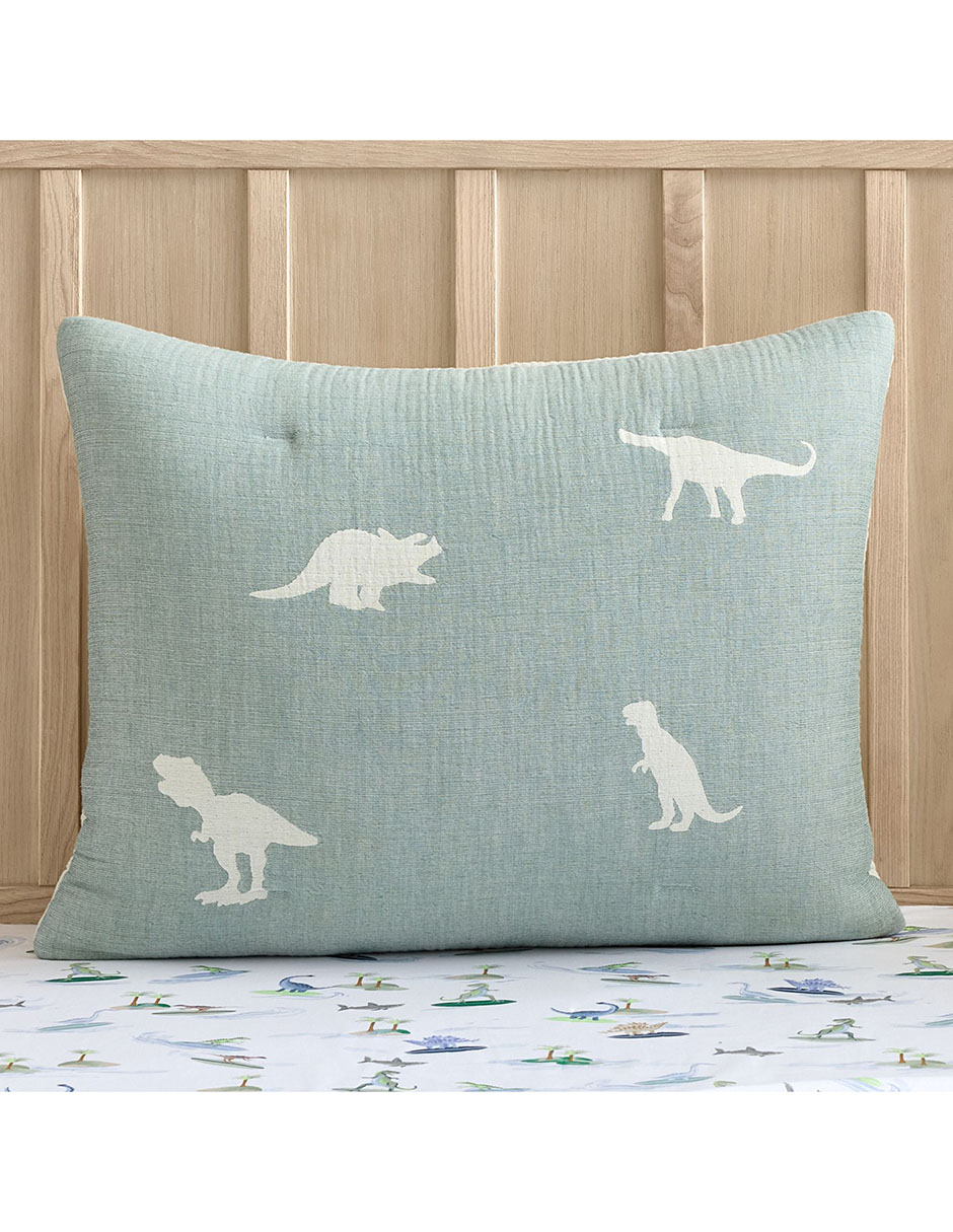 Funda para almohada Reversible Dino