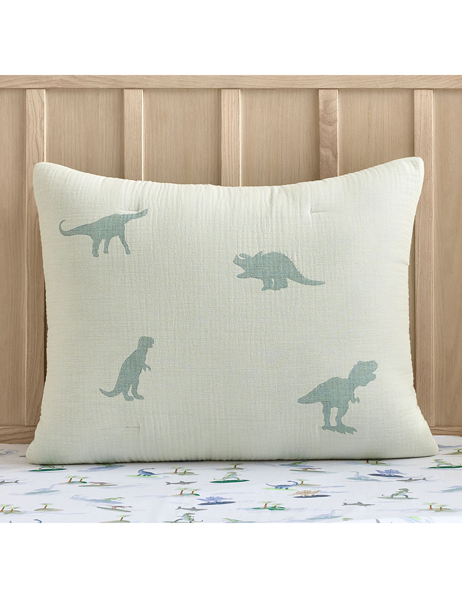 Funda para almohada Reversible Dino 2
