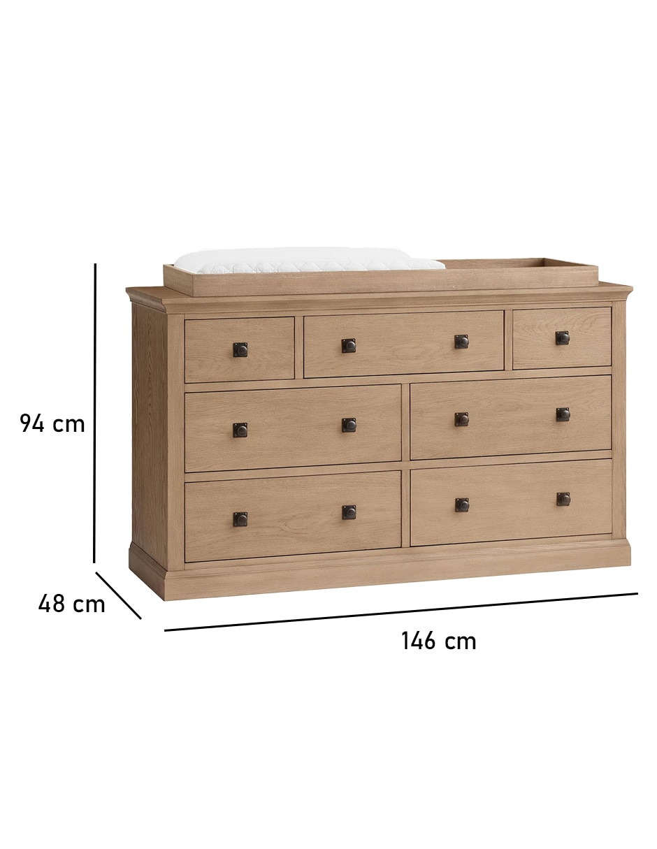Cambiador Charlie Seadrift de madera álamo unisex 3