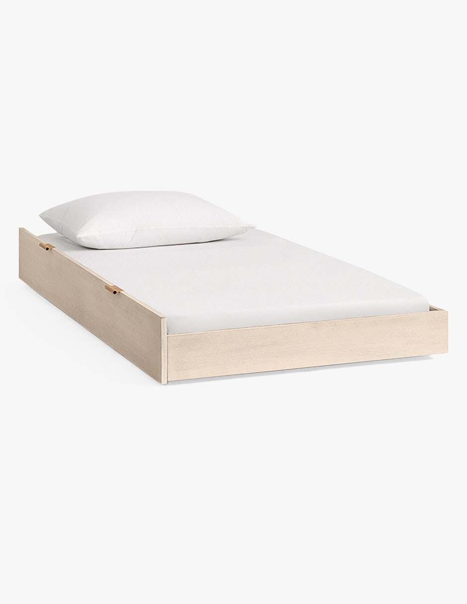 Cama baja Coronado de madera individual 3