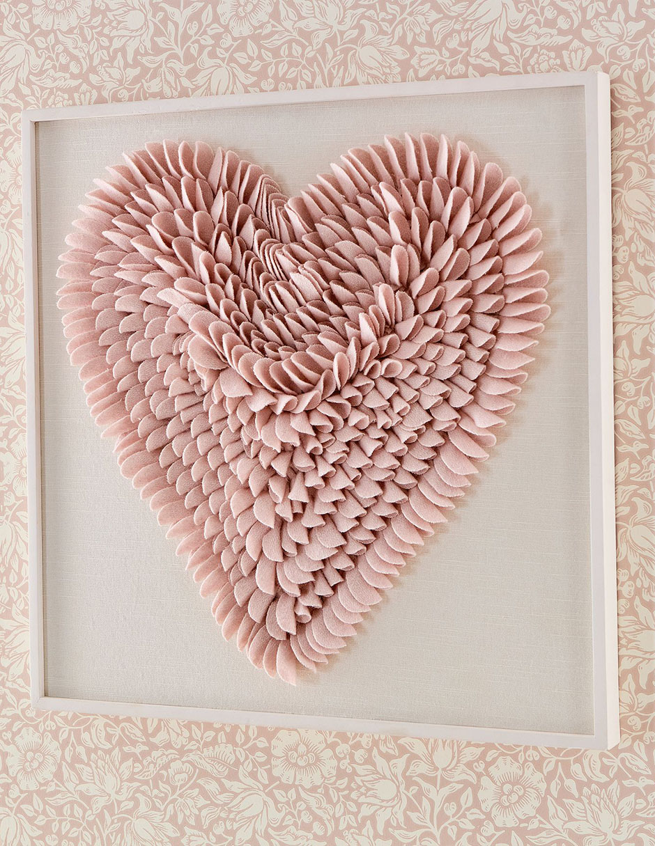 Cuadro dimensional técnica mixta Dimensional Heart 3