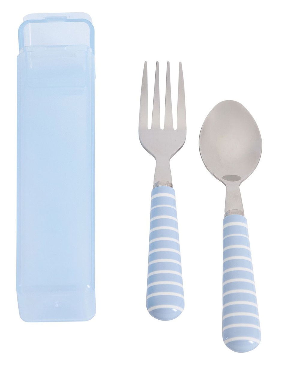 Set cubiertos Utensils & Carrying Case de acero inoxidable 3 piezas