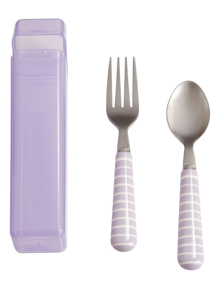 Set cubiertos Utensil Carrying de acero inoxidable 3 piezas