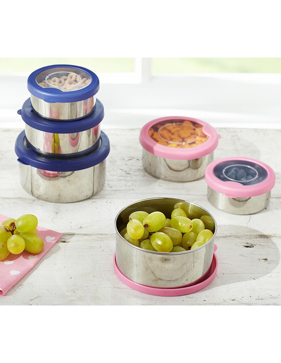 Set contenedor Spencer de acero inoxidable 3 piezas 4