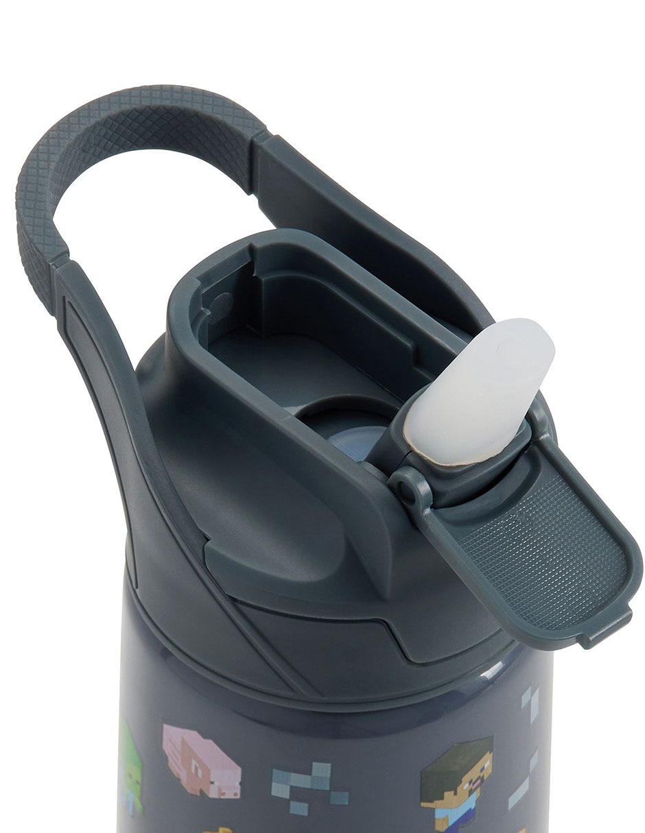 Termo de acero inoxidable Mackenzie Minecraf con tapa a presión 550 ml 2