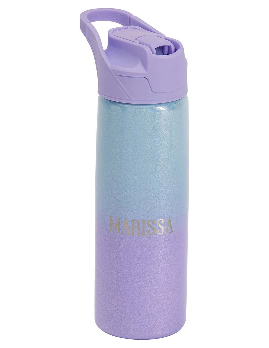 Termo de acero inoxidable Mackenzie Ombré con tapa rosca 651 ml 1