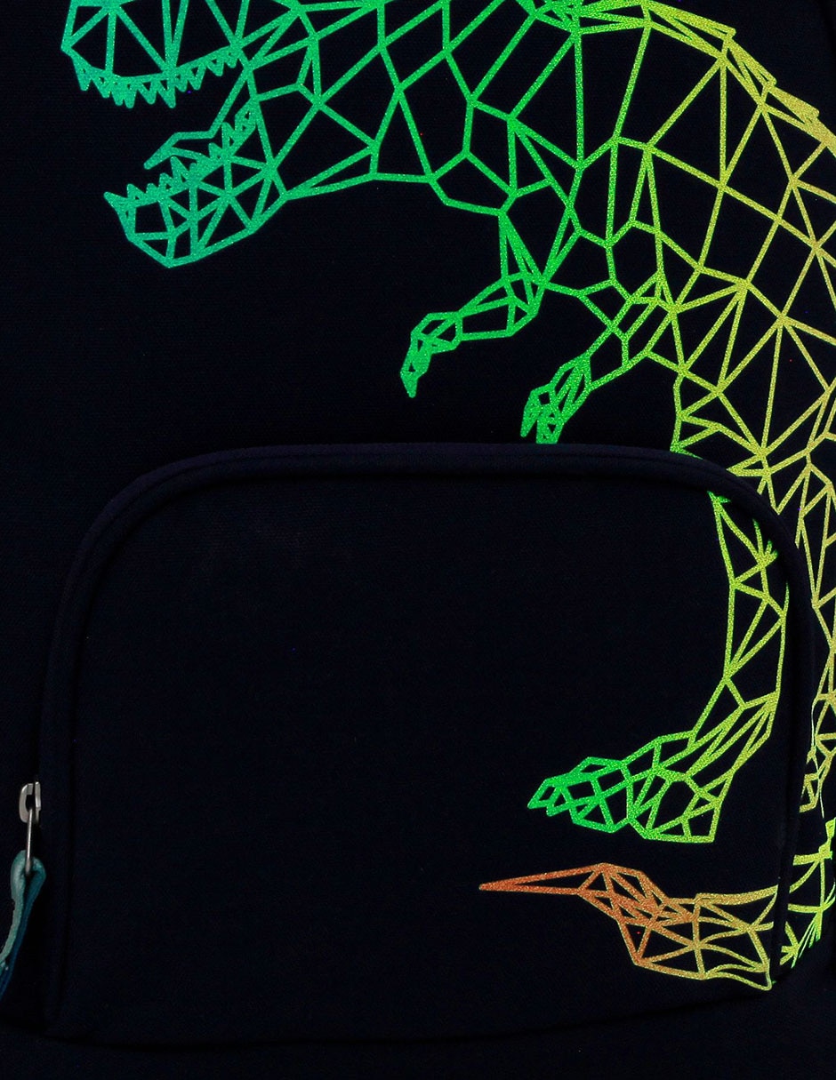 Mochila escolar Mackenzie T-Rex Blueprint unisex