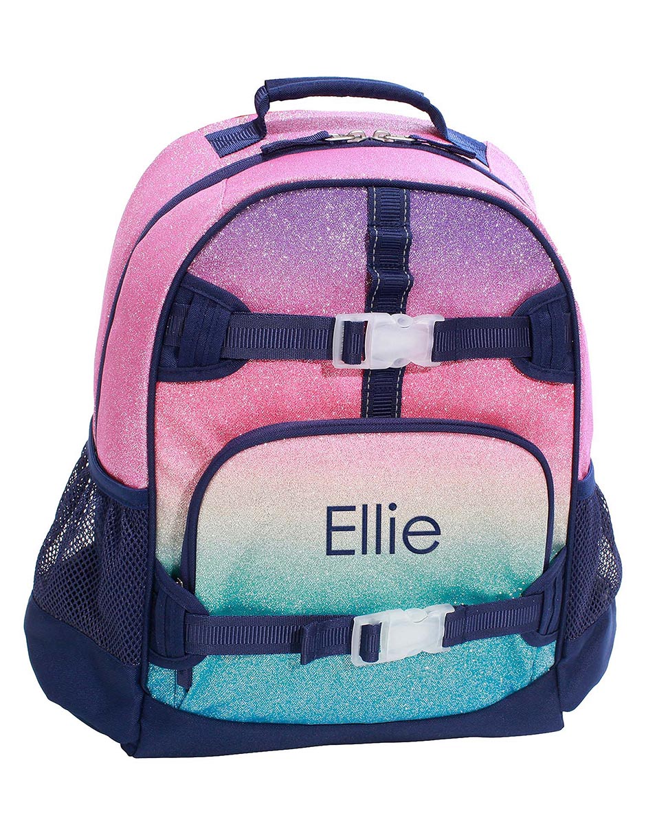 Mochila escolar Mackenzie Rainbow impermeable para niña