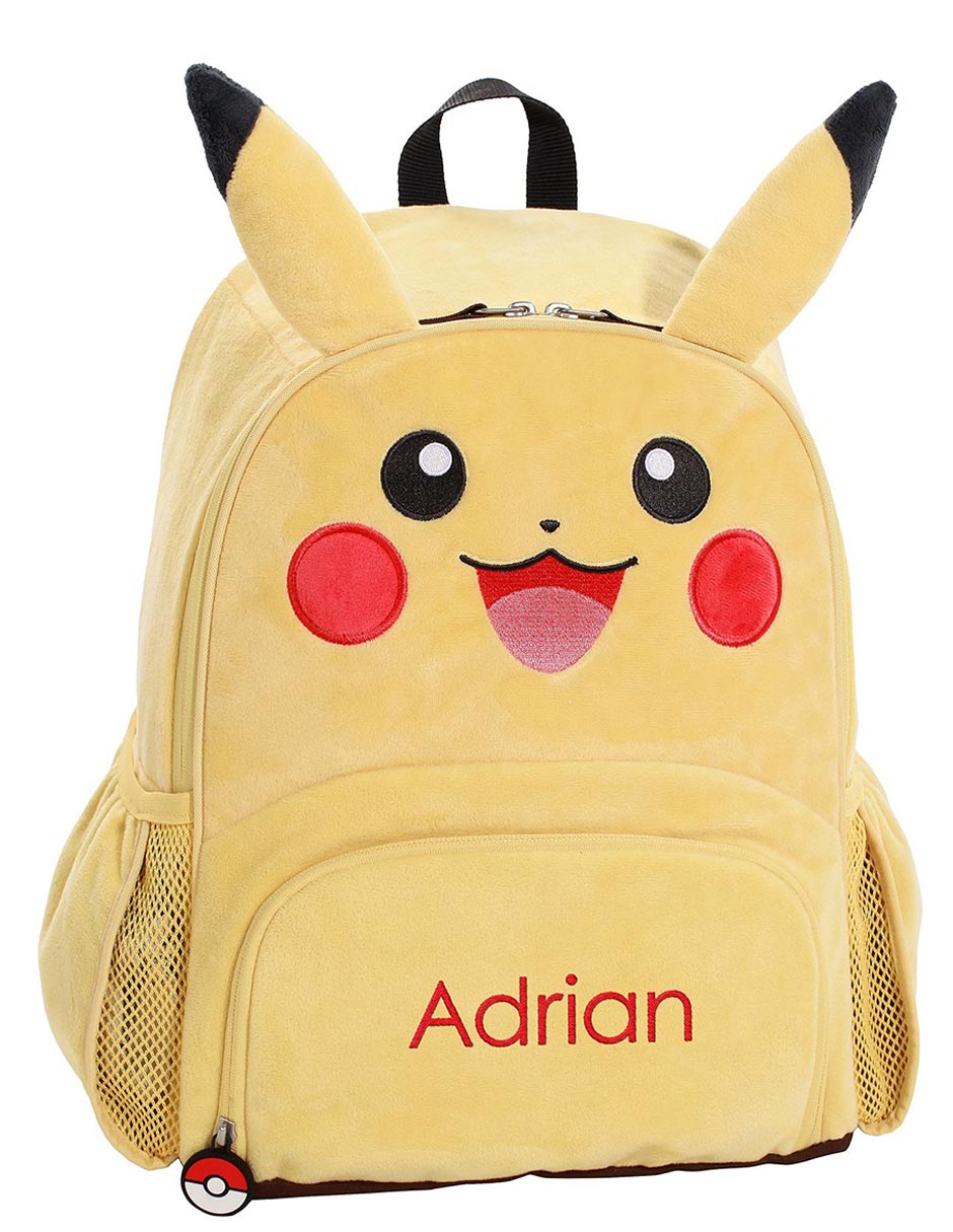 Mochila infantil pikachu unisex