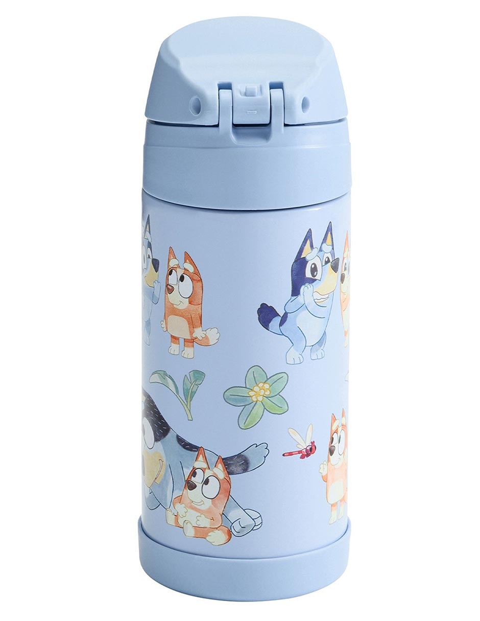 Termo de acero inoxidable Mackenzie Bluey con tapa flip top 355 ml 2