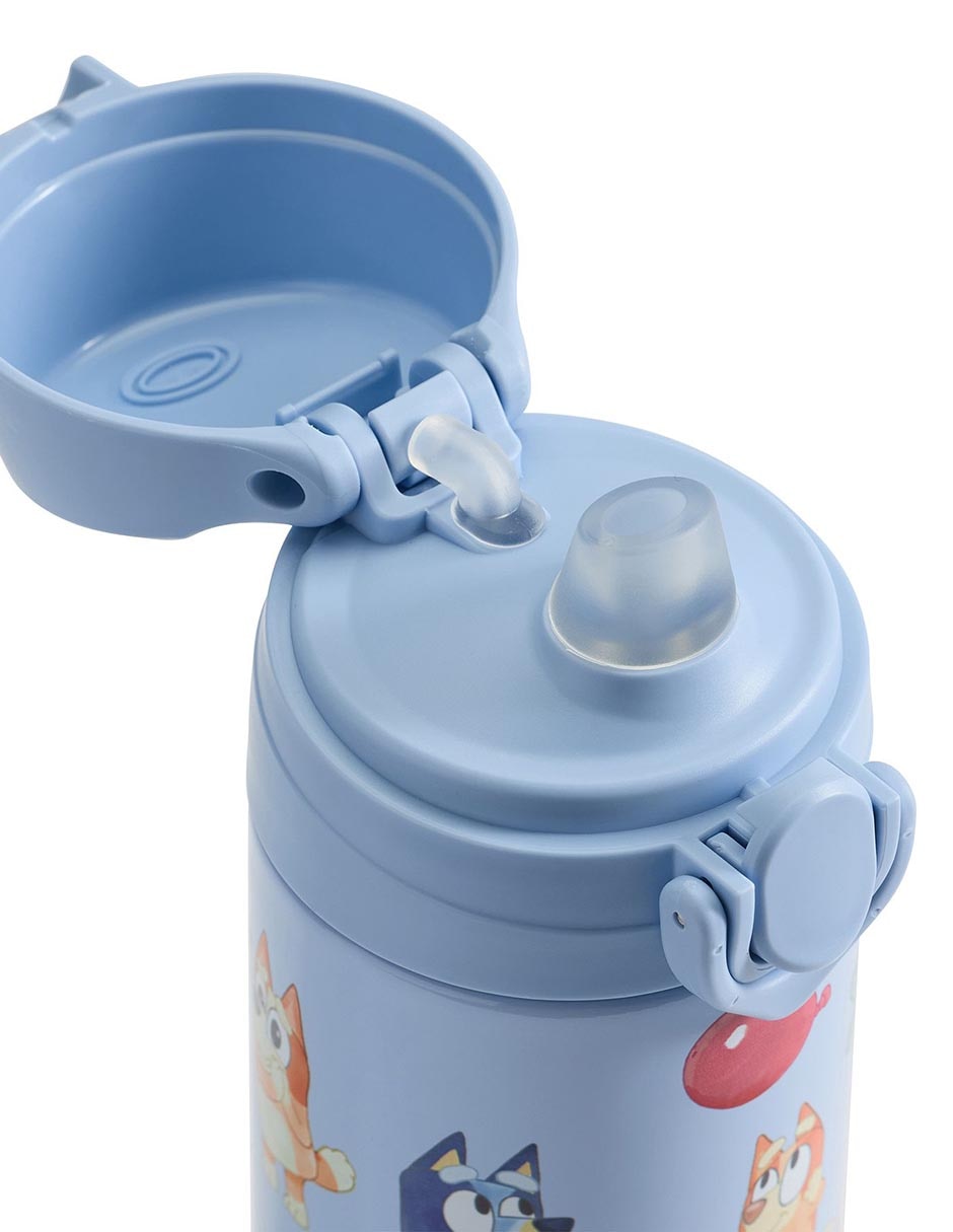 Termo de acero inoxidable Mackenzie Bluey con tapa flip top 355 ml 3