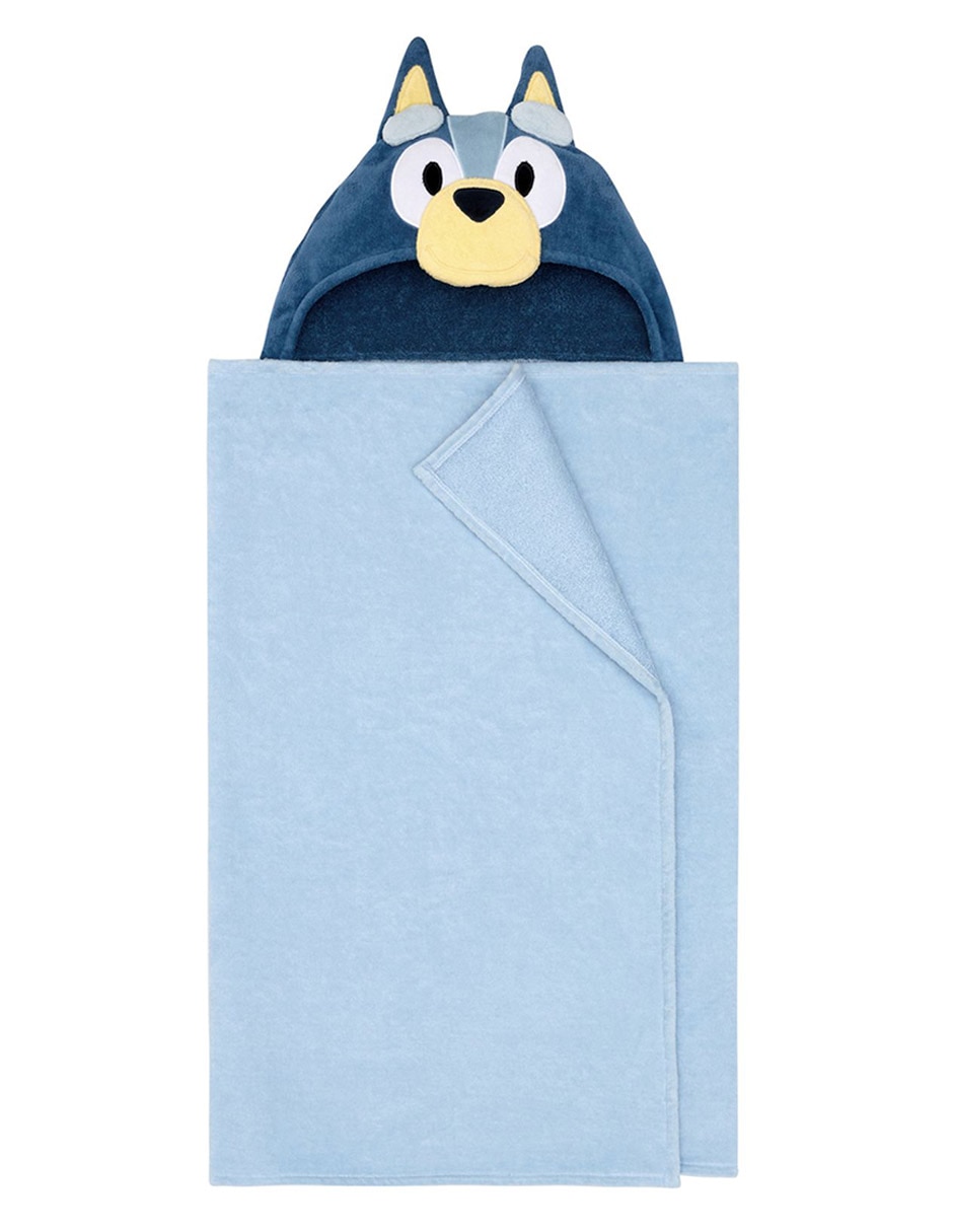 Toalla con gorro Bluey Kid Wrap Bluey de algodón infantil